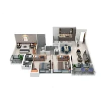 Codename Life in Motion 3 BHK Floor Plan Image